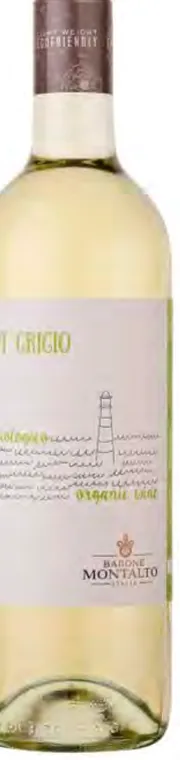 Flaske: Barone Montalto Organic Pinot Grigio